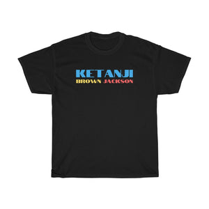 KETANJI Brown Jackson tee