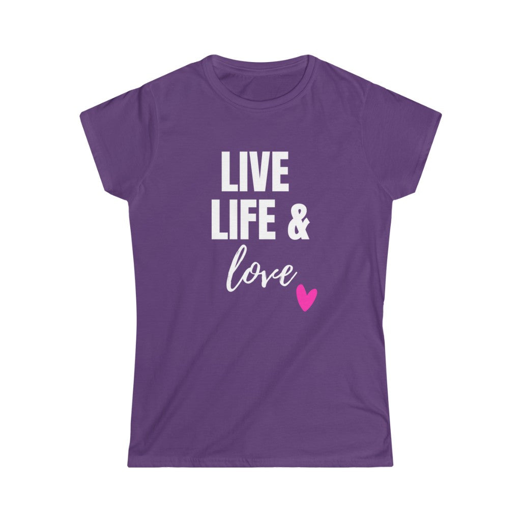 Live life & LOVE tee